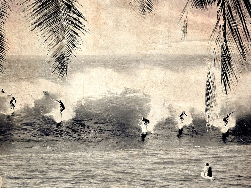 California Vintage Grunge von Mad Dog Art