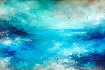 Dutch coast in the morning by Mad Dog Art