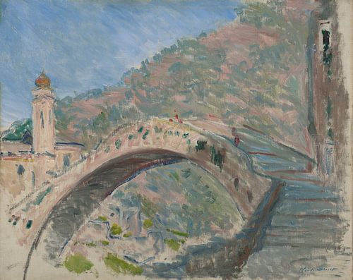 Brug bij Dolceacqua, Claude Monet