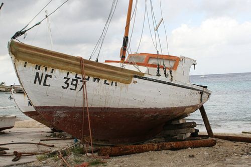 vissersboot op de kade