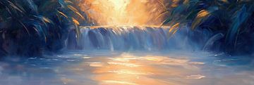 Light at the Waterfall by Whale & Sons