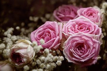 Bouquet de roses sur Claudia Moeckel