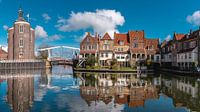 Enkhuizen with the Drommedaris on the left side by Jolanda Aalbers thumbnail