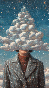 Weihnachtsbaum Wolke | Wolkenbaum