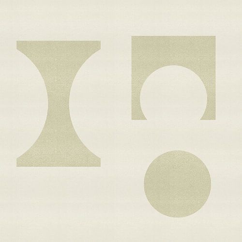 Neutrale tinten, eenvoudige vormen