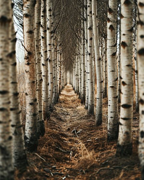 Promenade en forêt par fernlichtsicht