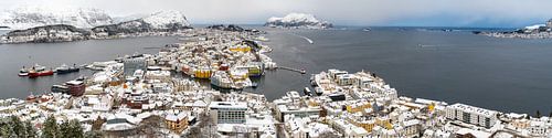 Panorama Alesund Norvège sur Peter Moerman