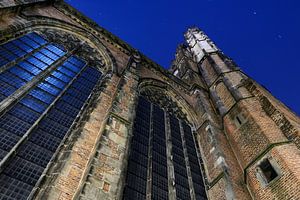 Het dwarsschip van de Domkerk in Utrecht van Donker Utrecht