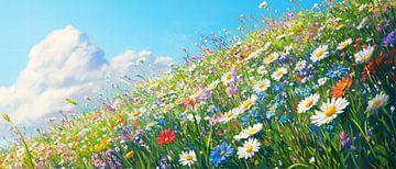 Flower meadow by Poster Art Shop