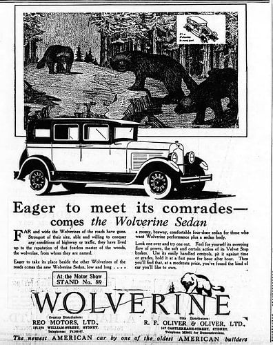 Wolverine klasieker advertentie 1928