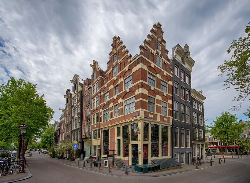 De mooiste grachtenpanden van de Brouwersgracht in Amsterdam van Peter Bartelings