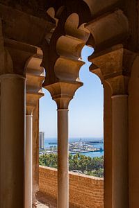 Malaga uitzicht van het Alcazaba