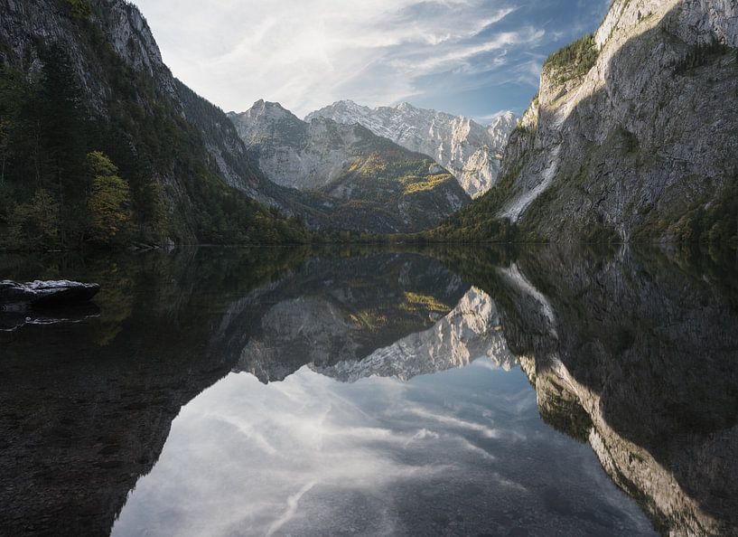 Die natürliche Schönheit von Berchtesgaden: Der malerische Obersee in Bayern. von Patrick Noack