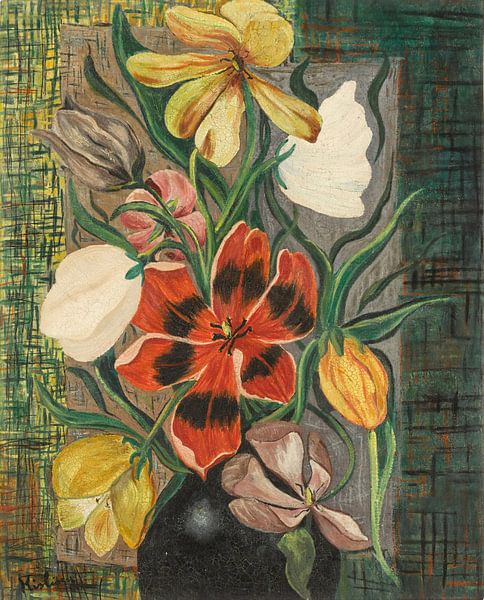Moïse Kisling - Flowers by Peter Balan