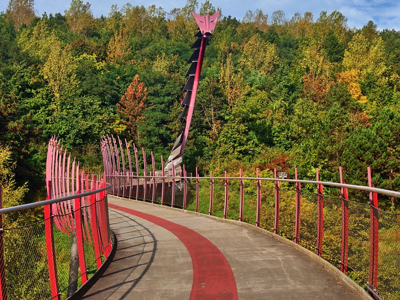Vue sur le pont du Dragon par Edgar Schermaul