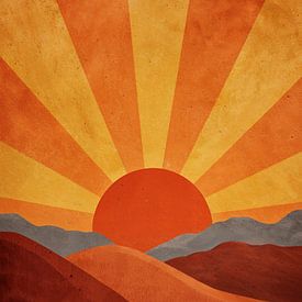 Landschaft bei Sonnenaufgang von IamHome Studio