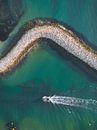 Fishing boat in the Portuguese Algarve on its way back to port by David Gorlitz thumbnail