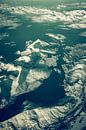 Besneeuwde bergen in Noord-Noorwegen vanuit de lucht van Sjoerd van der Wal Fotografie thumbnail
