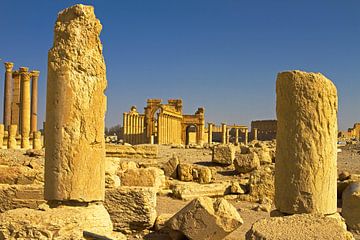 Syrië, Palmyra: indrukwekkend landschap van ruïnes van Ingo Paszkowsky