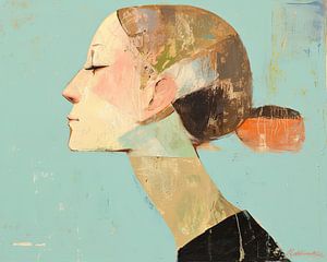 Moderne abstrakte Pop-Art