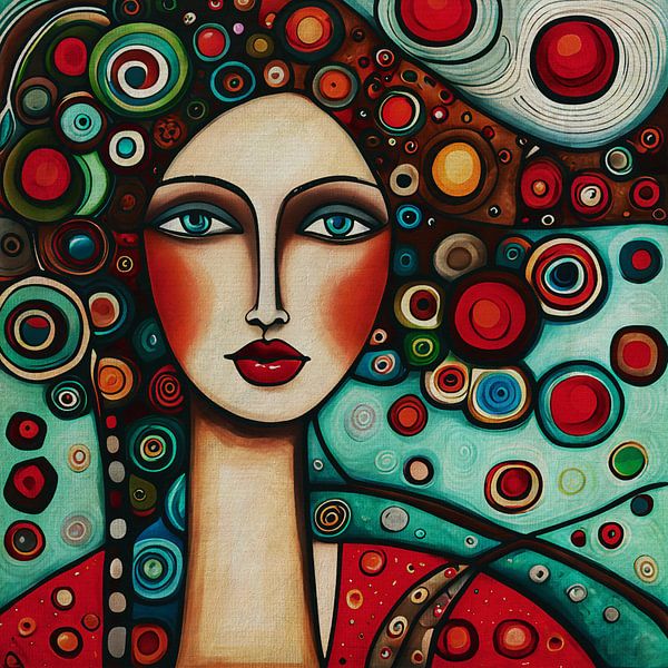 Vrouw van je dromen figuratief portret nr 10 van Jan Keteleer