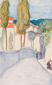 Florence, Viale dei Colli, 1909, Pekka Halonen