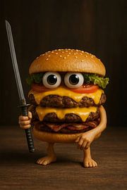 Der tapfere Burger-Krieger von Indah Widyaningrum