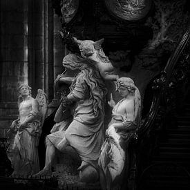 Religious Statues in St Nicholas Church Ghent by Karel Ham