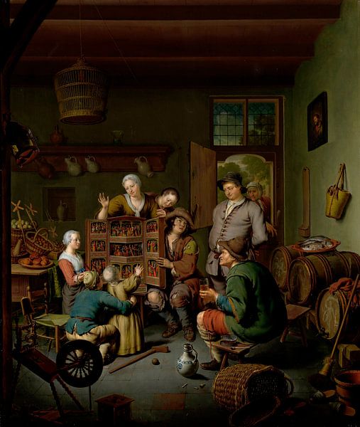 The Raree-show (’t Fraay Curieus), Willem van Mieris by Masterful Masters