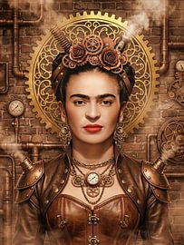 Frida in steampunk van Ingrid van der Meer