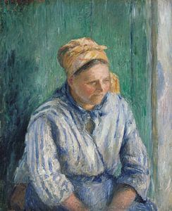 Wäscherin, Studie, Camille Pissarro