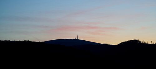 Top van de Brocken in het Harz Nationaal Park