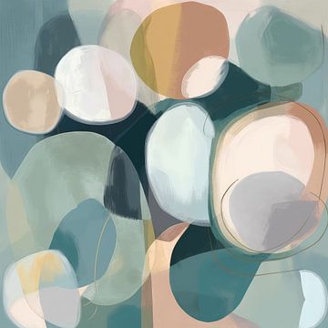 Abstracte ronde vormen van Bert Nijholt
