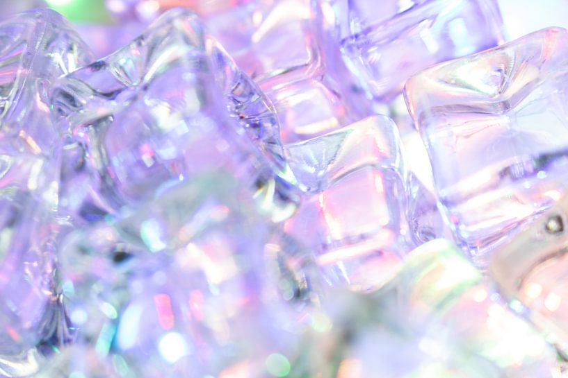 Iridescent ice structure by Mixed media vector arts