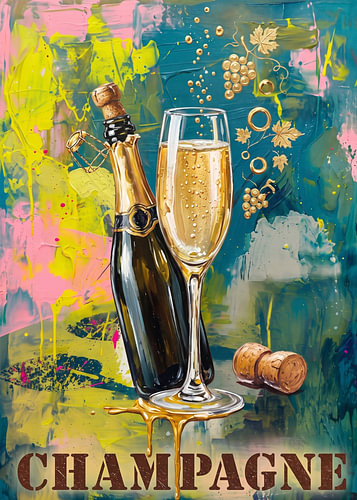 Pop Art-champagnfeest