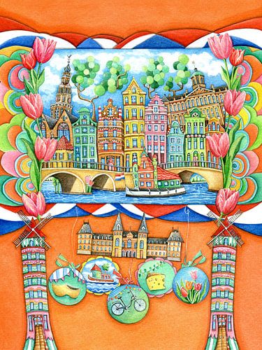 Amsterdam - Europa for Kids by Sonja Mengkowski