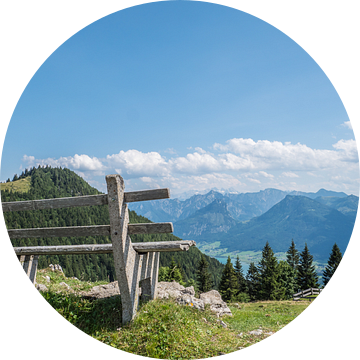 Uitzicht over de Alpen in het Salzburger Land in Oostenrijk van Animaflora PicsStock