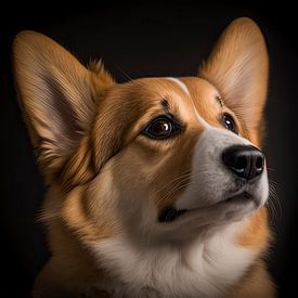 The eyes of a Corgi: Irresistible by Edsard Keuning