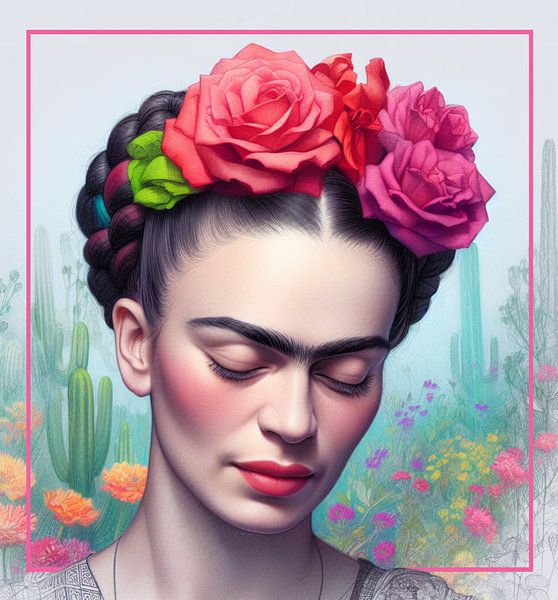 Frida, a Mexican Summer Portrait van J.O. Han
