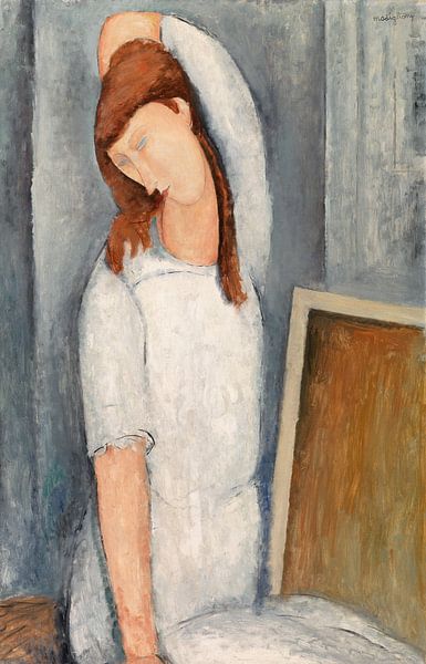 Amedeo Modigliani,Jeanne Hebuten van finemasterpiece