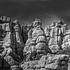 Torcal de Antequera, formations rocheuses extraordinaires, Espagne. sur Hennnie Keeris