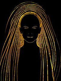 Bildnis einer Frau in Gold 4