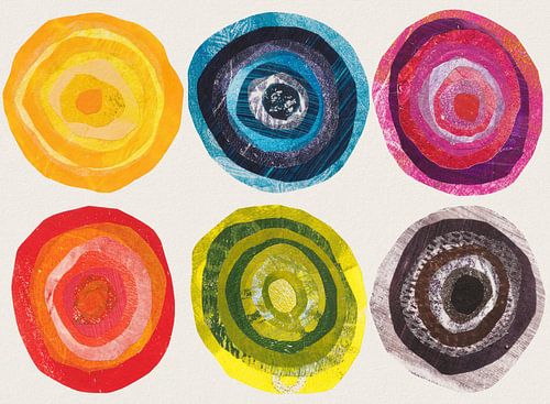 Kreise und Ringe aus Papier
