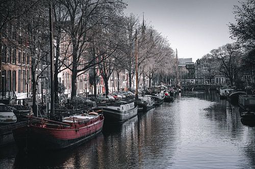 Amsterdam en noir et blanc