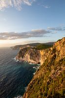 Sonnenuntergang an der Küste der griechischen Insel Zakynthos