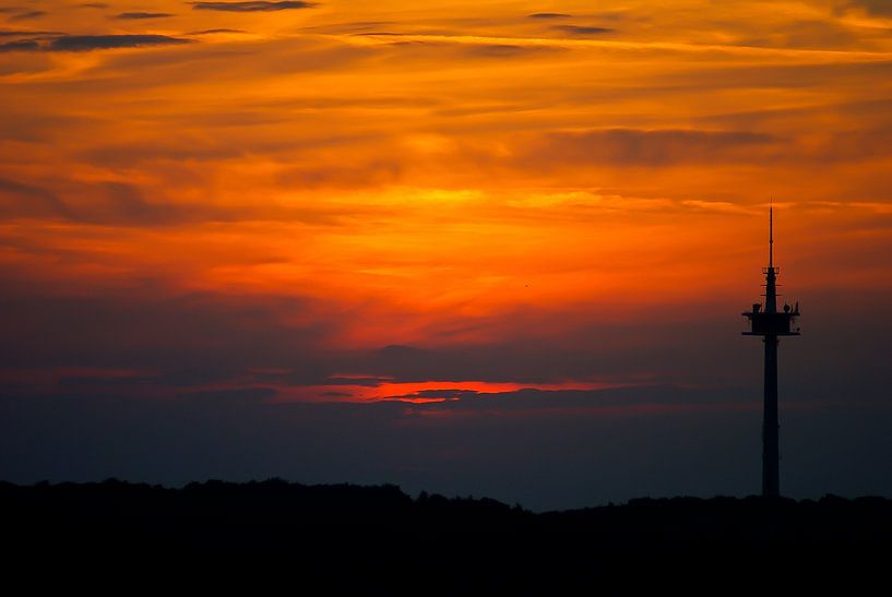 Sunset at the Schinkelturm by Norbert Sülzner