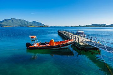 Küste auf den Lofoten in Norwegen von Rico Ködder