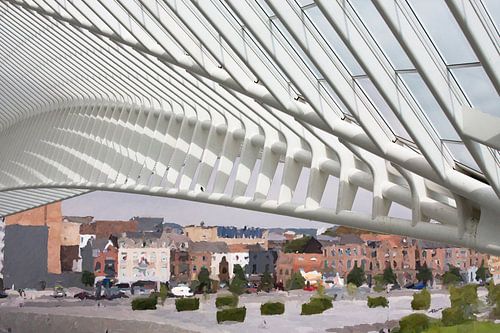Liège guillemins ---- old & new
