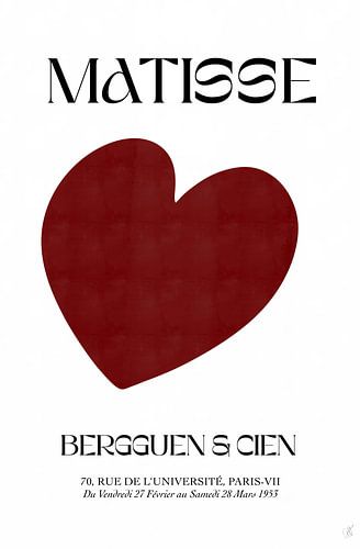 Donkerrood hart van Anne-Marie Volfova