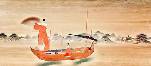 Visser werpt net uit